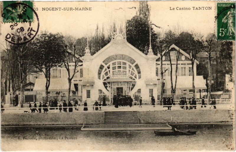 Carte postale ancienne Nogent sur Marne Casino Tanton à Nogent-sur-Marne