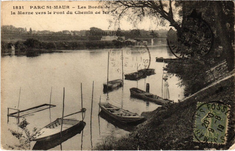 Carte postale ancienne St Maur Les Bords de la Marne