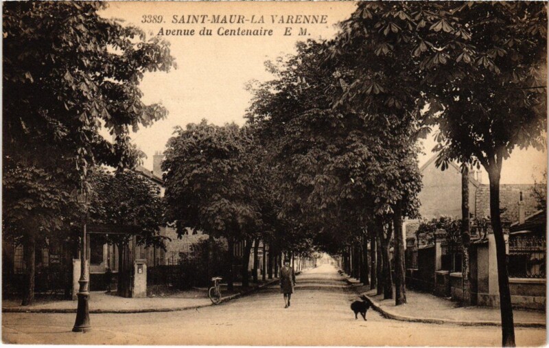 Carte postale ancienne St Maur Avenue du Centenaire