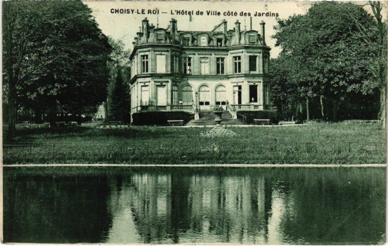 Carte postale ancienne Choisy le Roi Hotel de Ville à Choisy-le-Roi