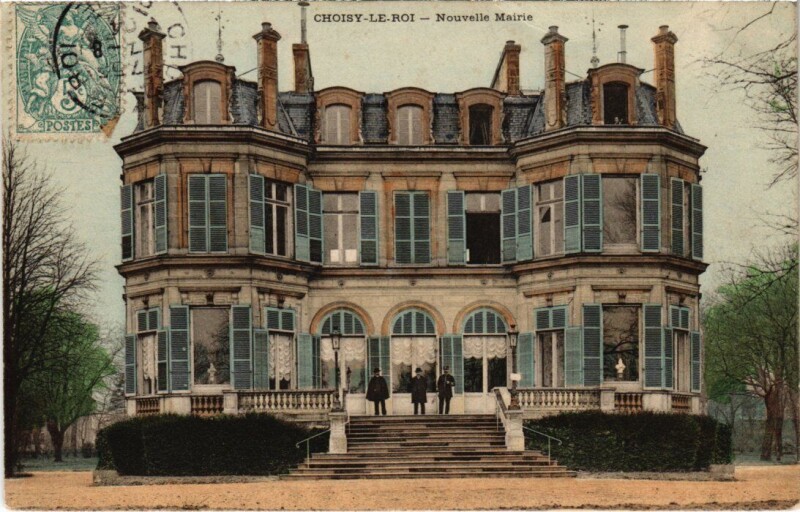 Carte postale ancienne Choisy le Roi Nouvelle Mairie à Choisy-le-Roi