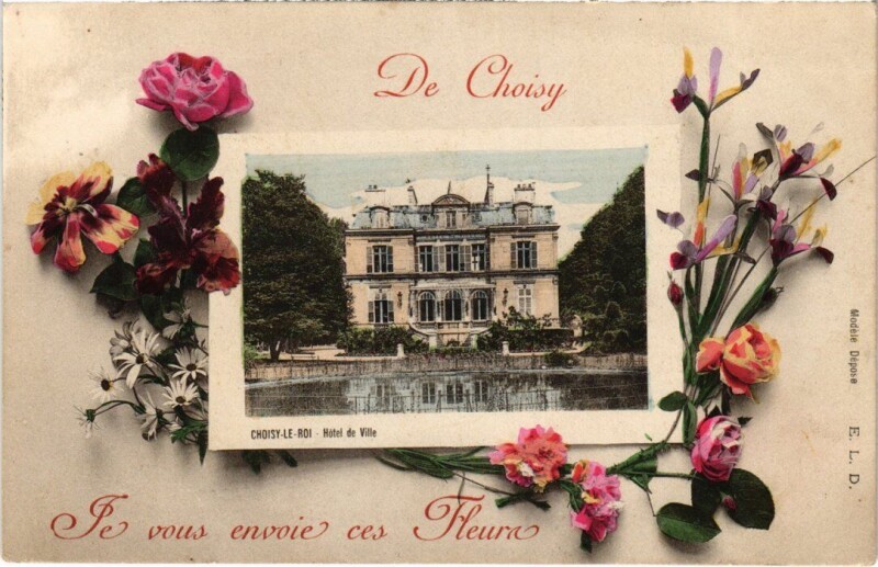 Carte postale ancienne Choisy le Roi souvenir à Choisy-le-Roi