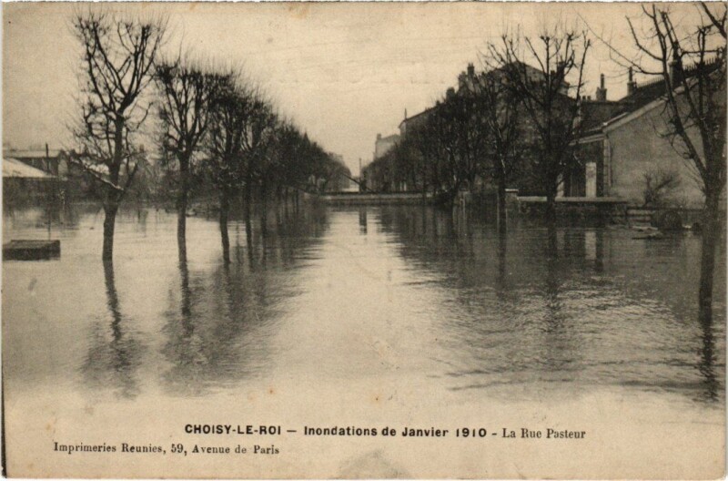 Carte postale ancienne Choisy le Roi Rue Pasteur à Choisy-le-Roi