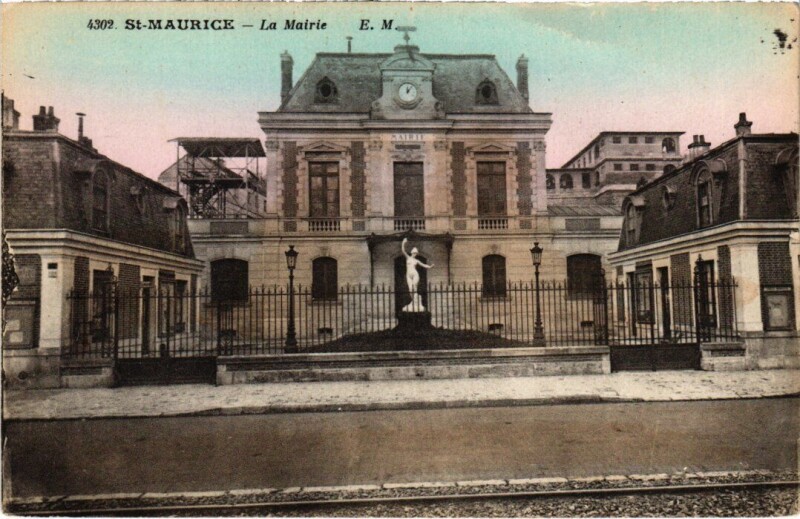 Carte postale ancienne St Maurice La Mairie