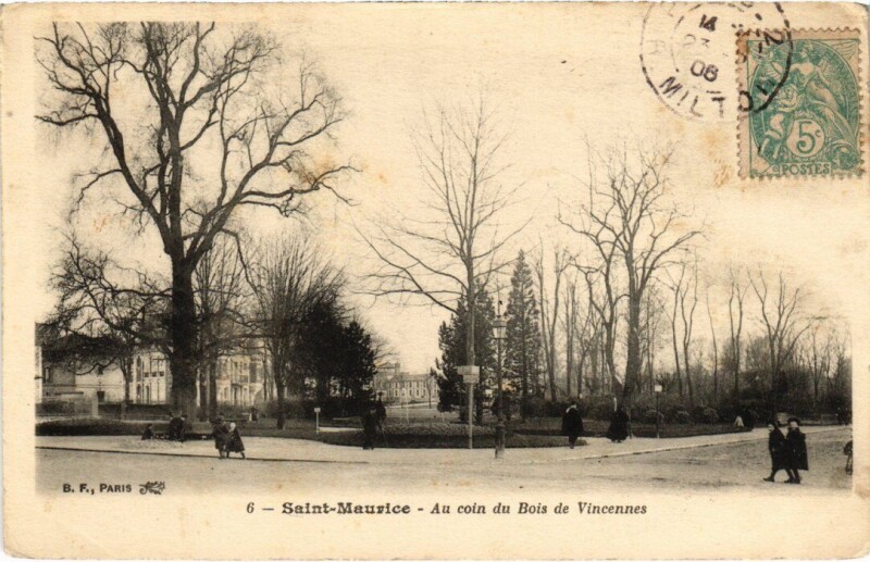 Carte postale ancienne St Maurice Au coin du Bois de Vincennes à Vincennes