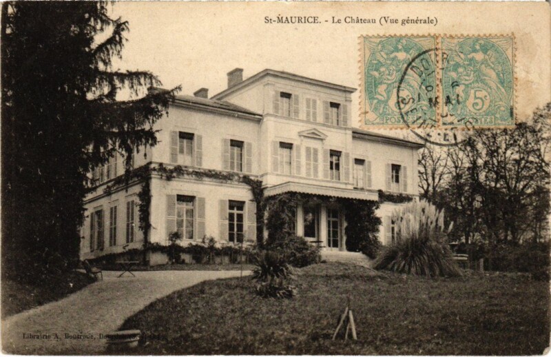 Carte postale ancienne St Maurice Le Chateau