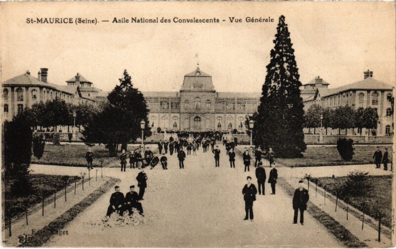 Carte postale ancienne St Maurice Asile National vue generale