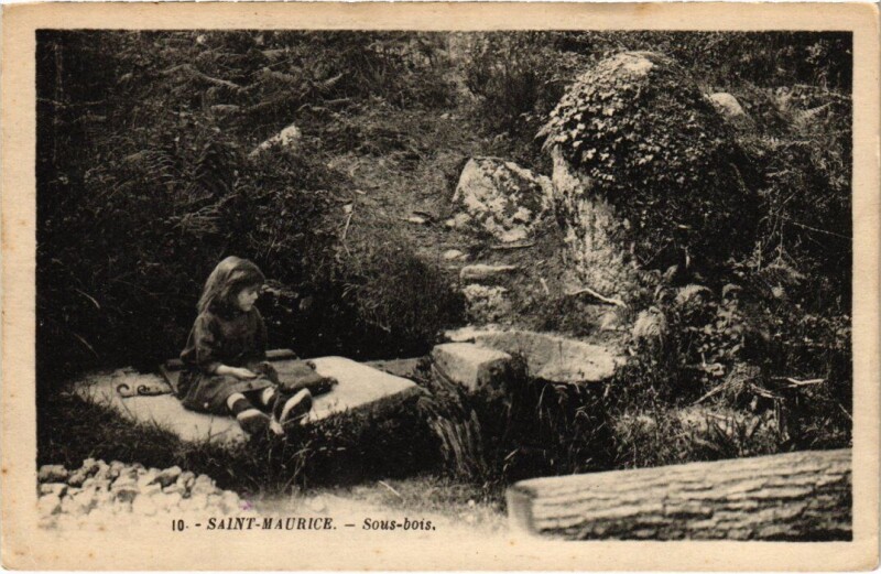 Carte postale ancienne St Maurice Sous bois