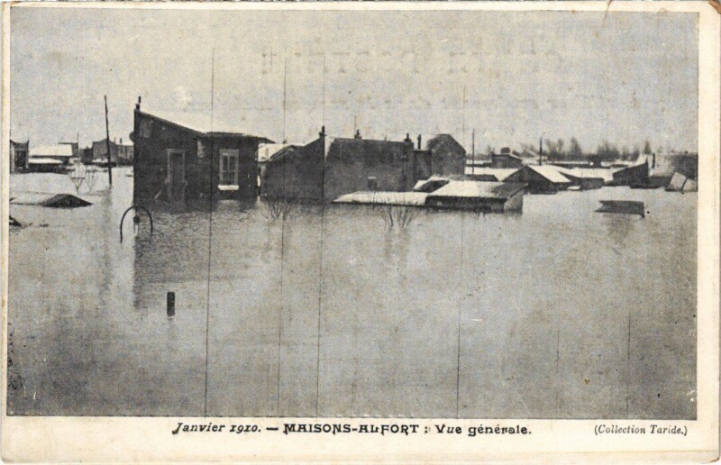 Carte postale ancienne Maisons Alfort vue generale à Maisons-Alfort