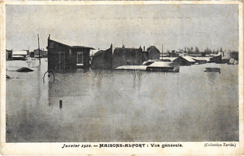 Carte postale ancienne Maisons Alfort vue generale à Maisons-Alfort