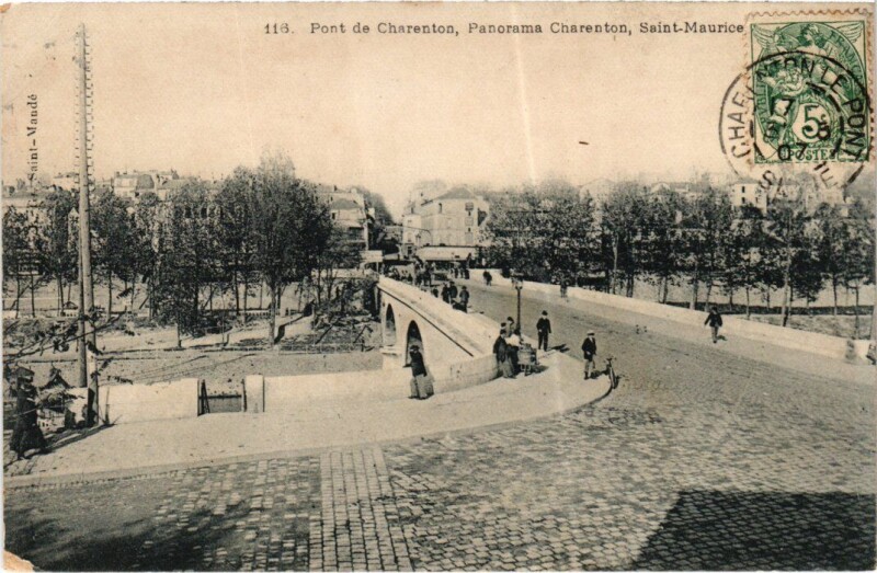 Carte postale ancienne Charenton Le Pont à Charenton-le-Pont