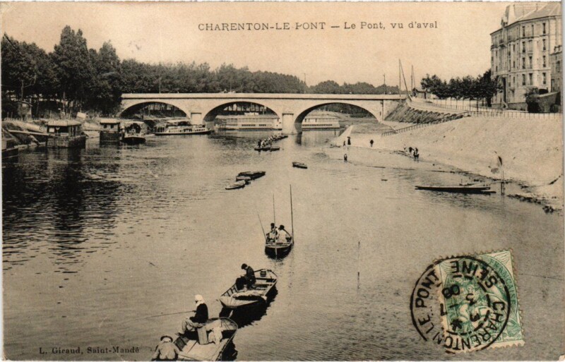 Carte postale ancienne Charenton Le Pont à Charenton-le-Pont