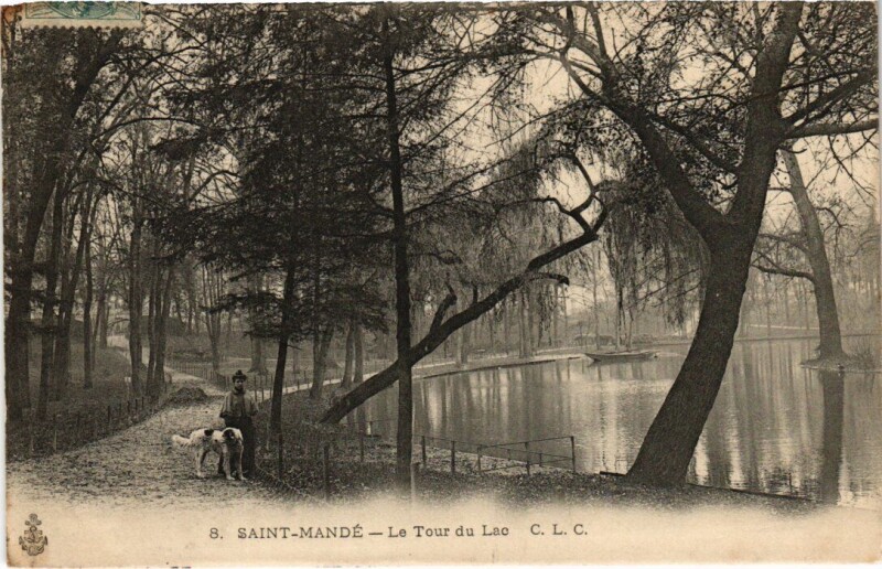 Carte postale ancienne St Mande Le Tour du Lac