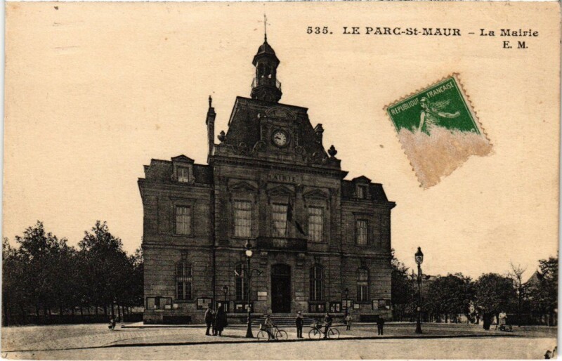Carte postale ancienne St Maur La Mairie