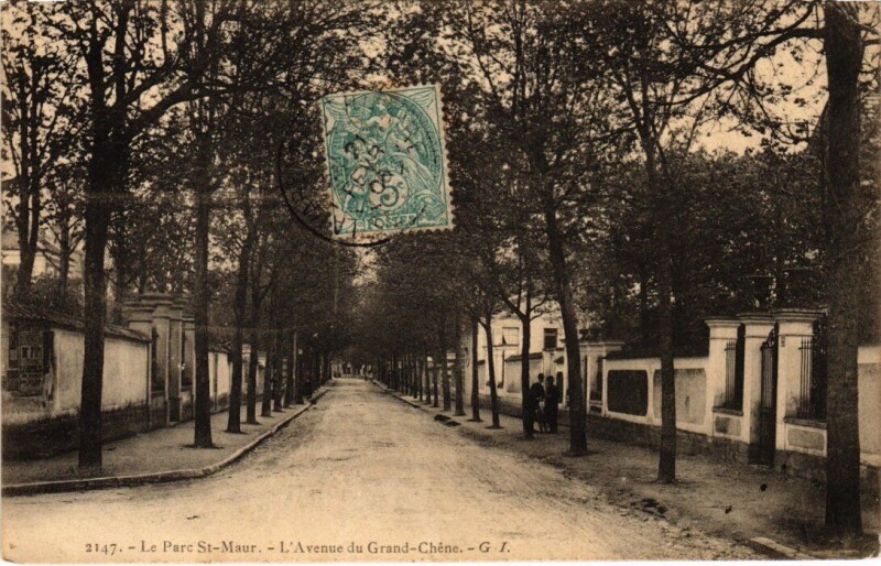 Carte postale ancienne St Maur Avenue du Grand Chene
