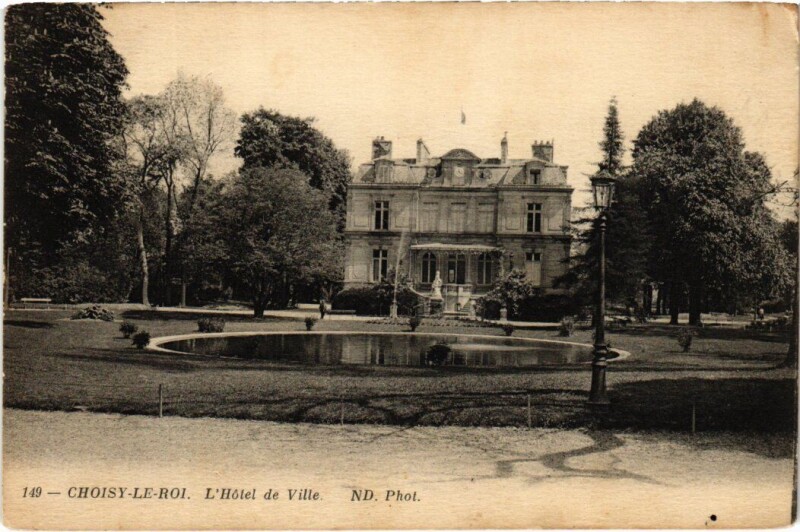 Carte postale ancienne Choisy le Roi Hotel de Ville à Choisy-le-Roi