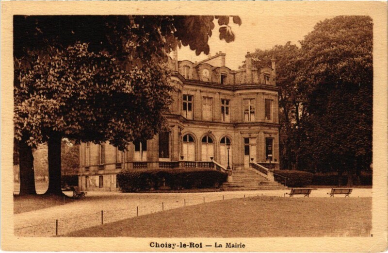 Carte postale ancienne Choisy le Roi La Mairie à Choisy-le-Roi