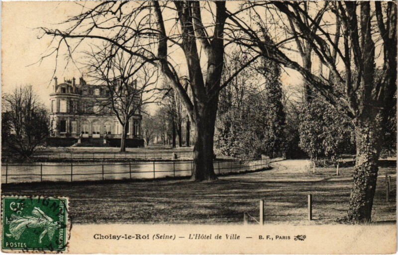 Carte postale ancienne Choisy le Roi Hotel de Ville à Choisy-le-Roi