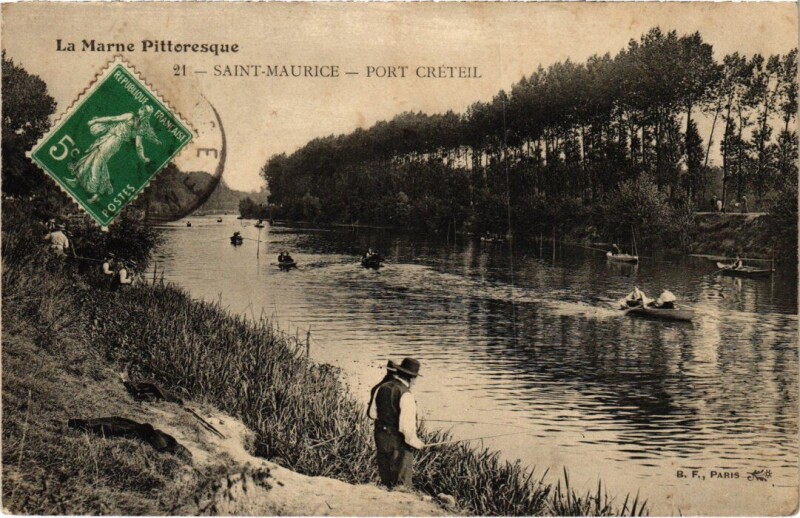 Carte postale ancienne St Maurice Port Creteil