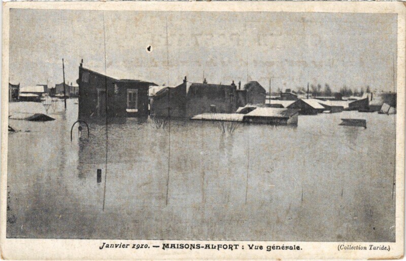 Carte postale ancienne Maisons Alfort vue generale à Maisons-Alfort