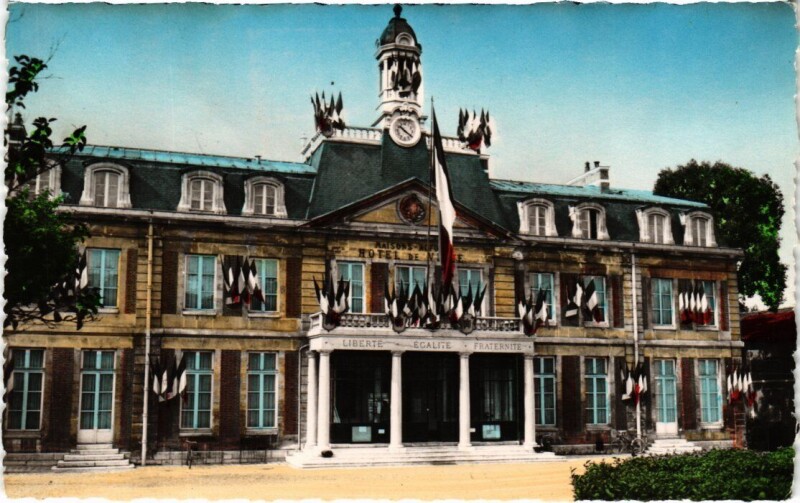 Carte postale ancienne Maisons Alfort Hotel de Ville à Maisons-Alfort