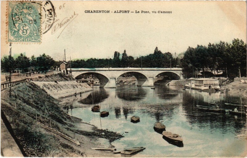 Carte postale ancienne Charenton Le Pont à Charenton-le-Pont