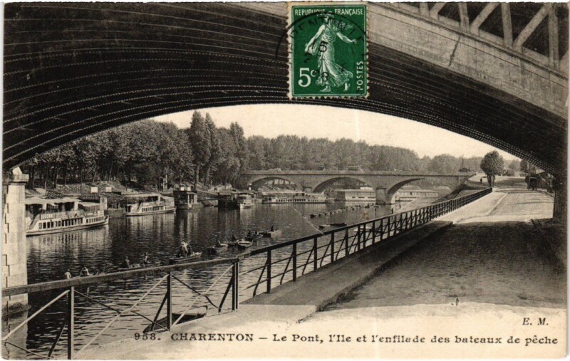 Carte postale ancienne Charenton Le Pont à Charenton-le-Pont