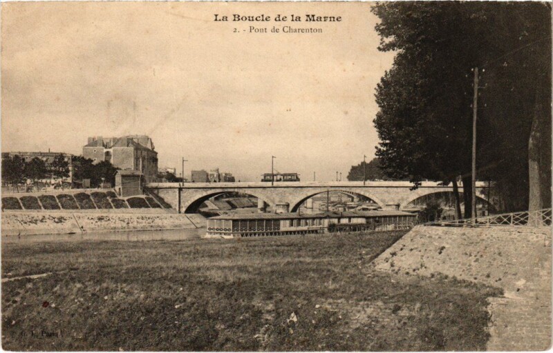 Carte postale ancienne Charenton Le Pont à Charenton-le-Pont