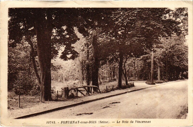 Carte postale ancienne St Maur Bois de Vincennes à Vincennes