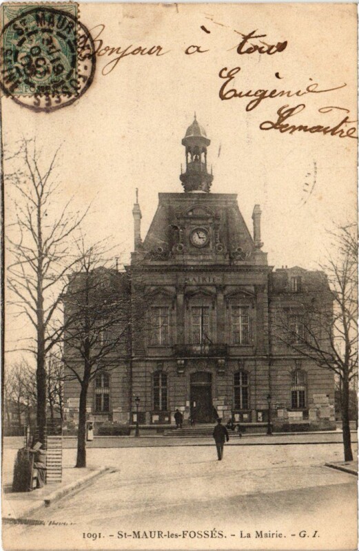 Carte postale ancienne St Maur La Mairie