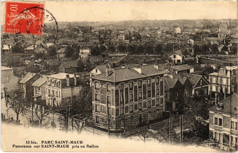 Carte postale ancienne St Maur panorama