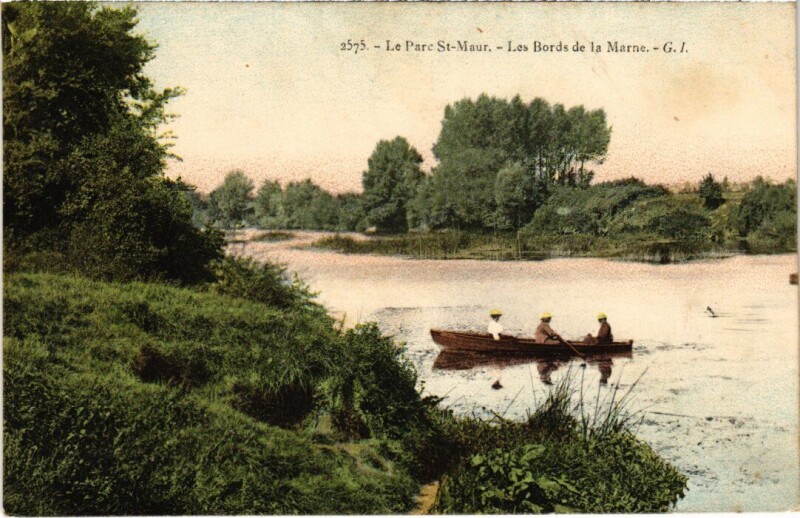 Carte postale ancienne St Maur Les Bords de la Marne