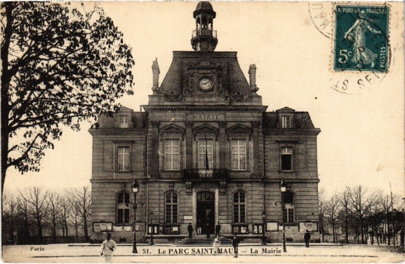 Carte postale ancienne St Maur La Mairie