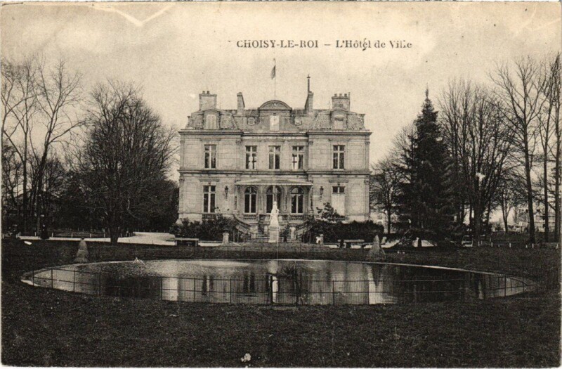 Carte postale ancienne Choisy le Roi Hotel de Ville à Choisy-le-Roi