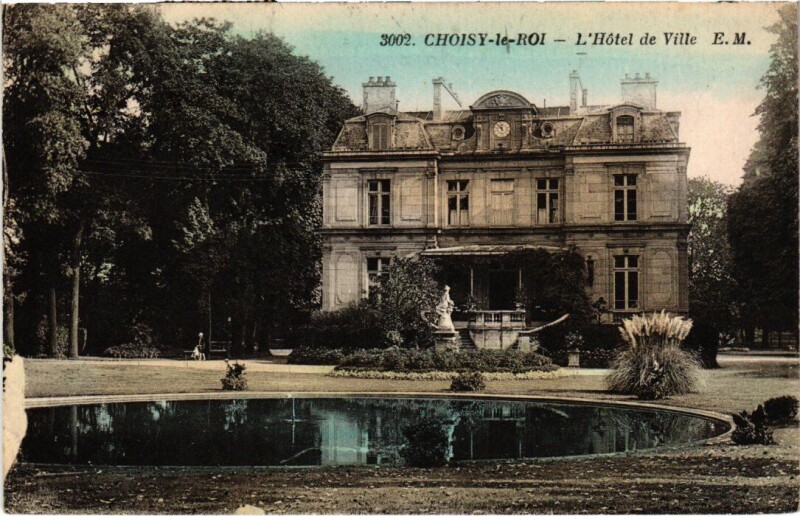 Carte postale ancienne Choisy le Roi Hotel de Ville à Choisy-le-Roi