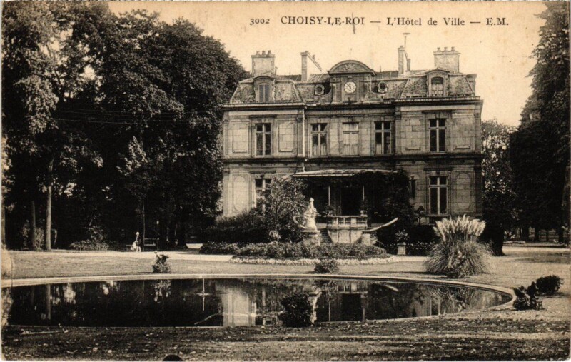 Carte postale ancienne Choisy le Roi Hotel de Ville à Choisy-le-Roi
