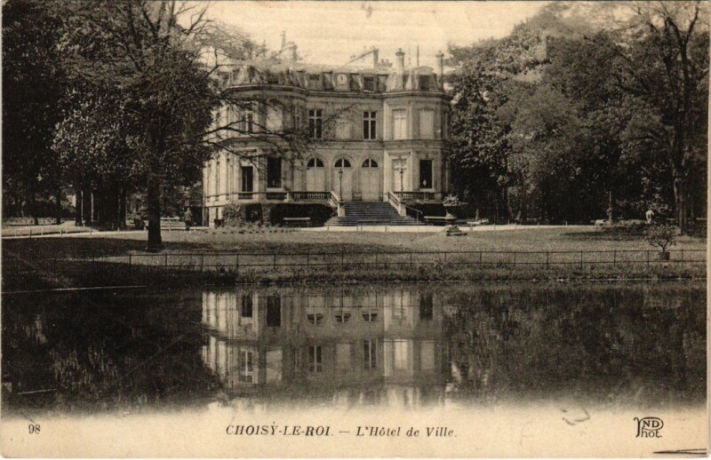 Carte postale ancienne Choisy le Roi Hotel de Ville à Choisy-le-Roi