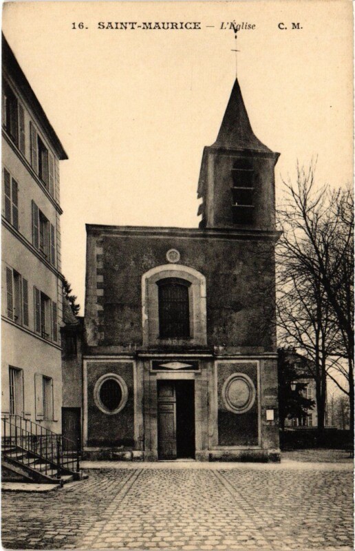Carte postale ancienne St Maurice Eglise