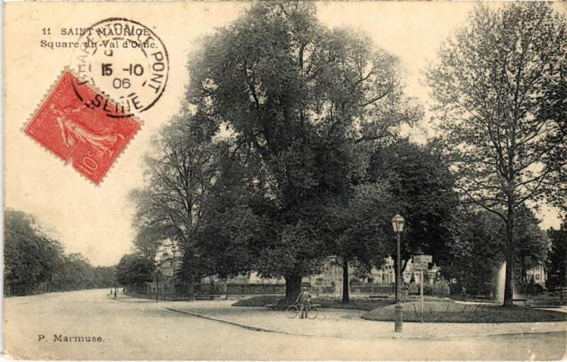 Carte postale ancienne St Maurice Square du Val d'Osne