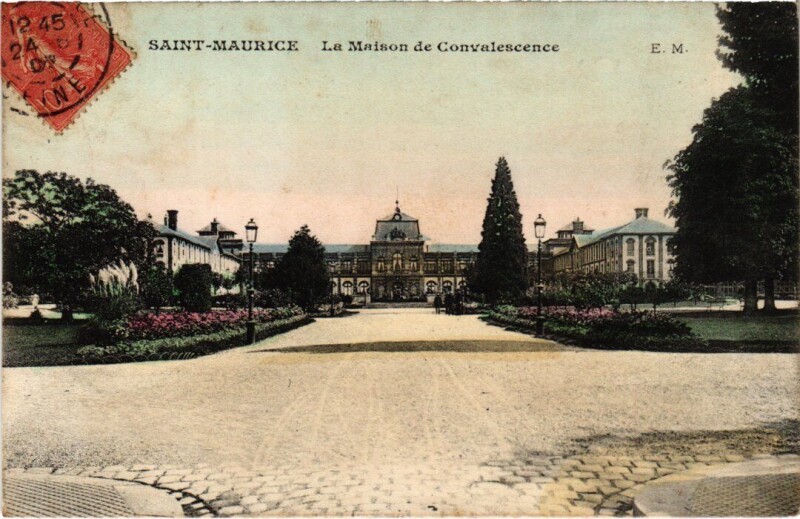 Carte postale ancienne St Maurice La Maison de Convalescence