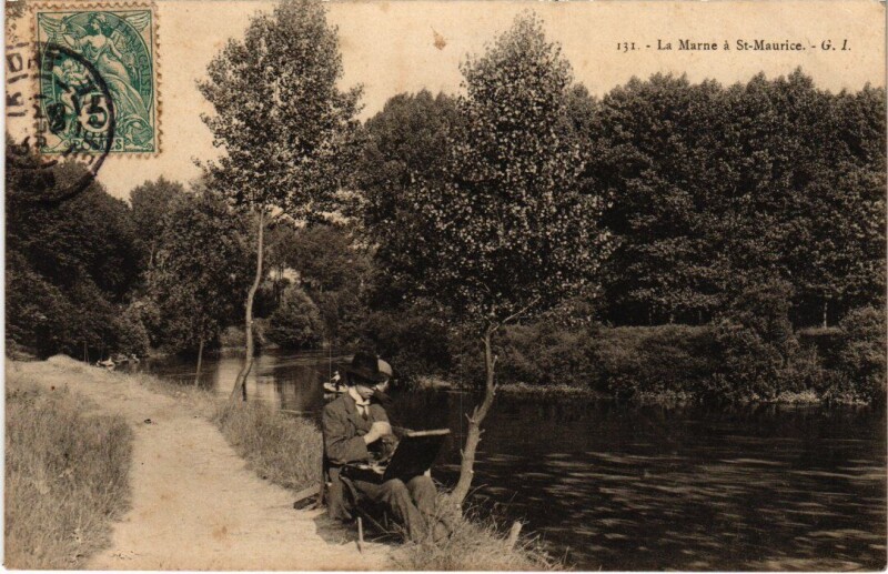 Carte postale ancienne St Maurice La Marne