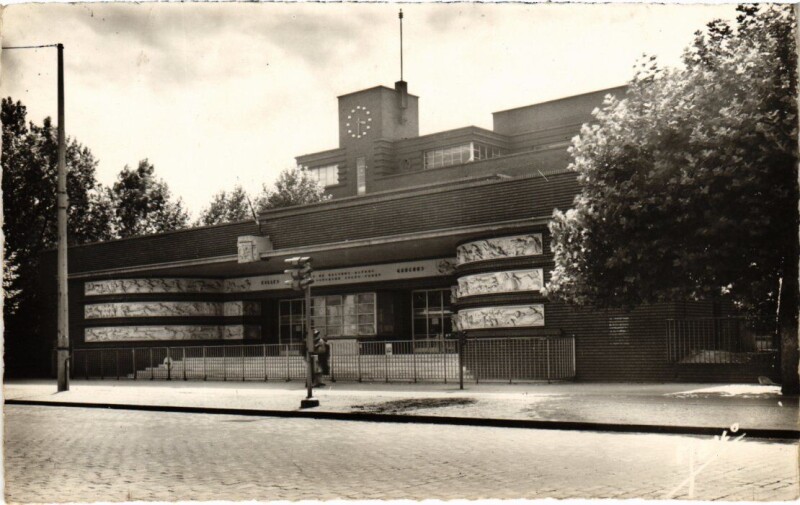 Carte postale ancienne Maisons Alfort Groupe Scolaire Jules Ferry à Maisons-Alfort