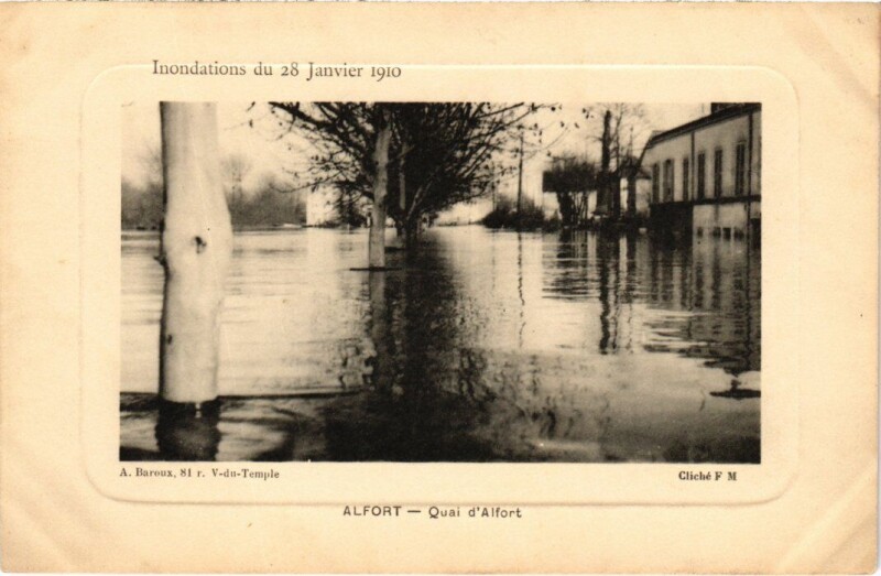 Carte postale ancienne Maisons Alfort Quai d'Alfort à Maisons-Alfort