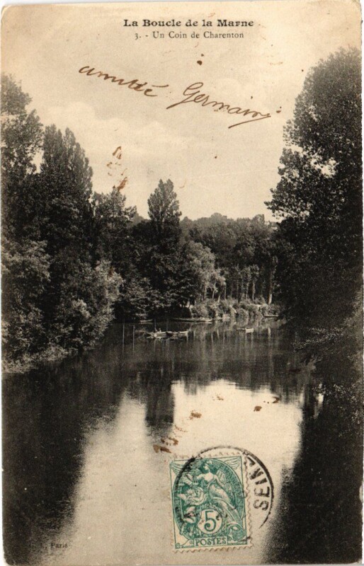 Carte postale ancienne Un coin de Charenton