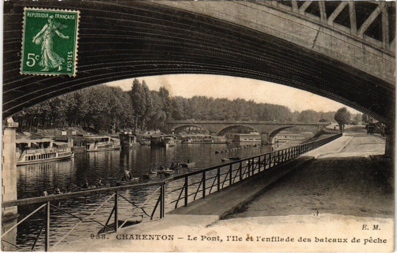 Carte postale ancienne Charenton Le Pont à Charenton-le-Pont