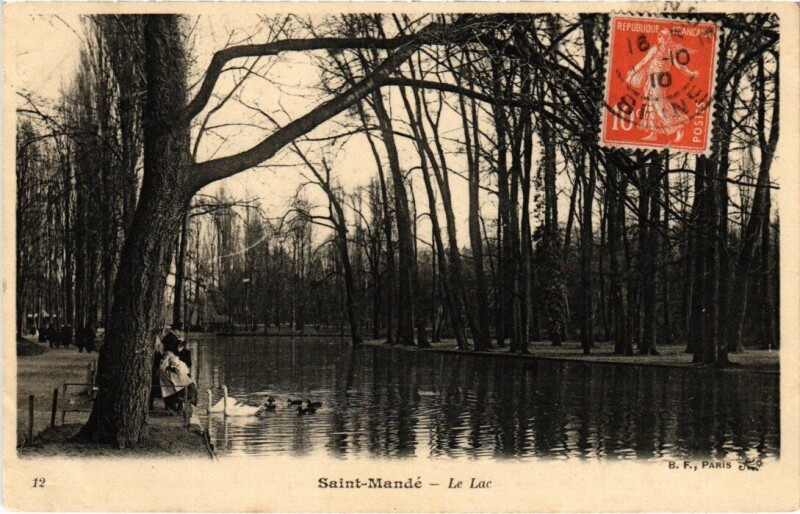 Carte postale ancienne St Mande Le Lac