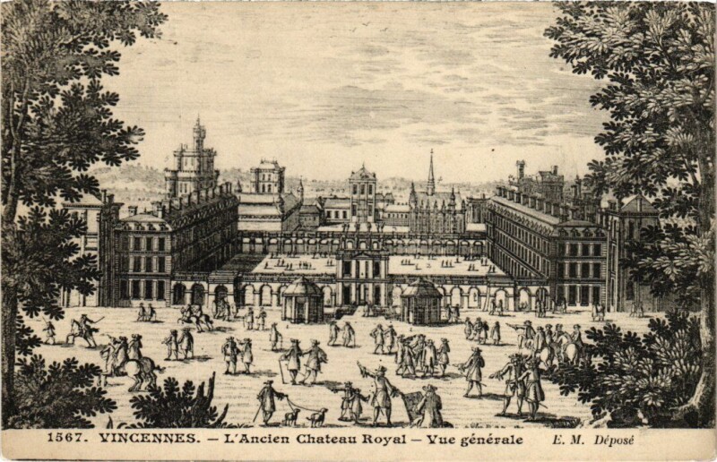Carte postale ancienne Vincennes Le Chateau vue generale à Vincennes