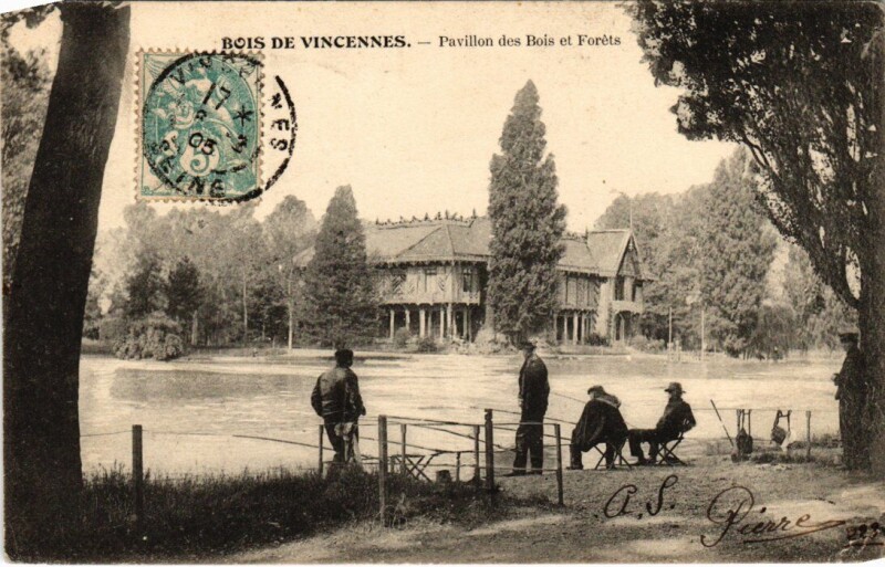 Carte postale ancienne Vincennes Pavillon des Bois et Forets à Vincennes