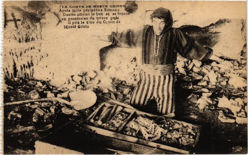 Carte postale ancienne Marseille - Le Comte de Monte Cristo à Marseille