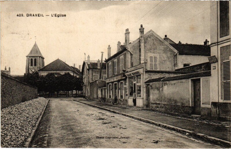 Carte postale ancienne Draveil Eglise à Draveil